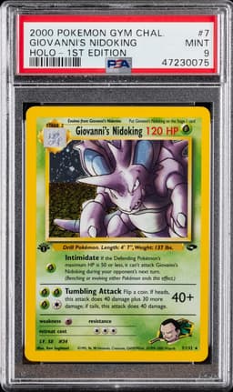#7 GIOVANNI'S NIDOKING
