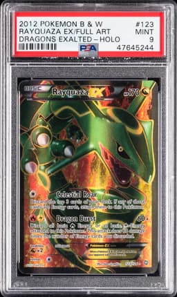 #123 FULL ART/RAYQUAZA EX