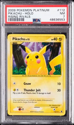 #112 PIKACHU-HOLO