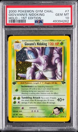 #7 GIOVANNI'S NIDOKING