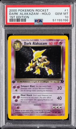 #1 DARK ALAKAZAM-HOLO