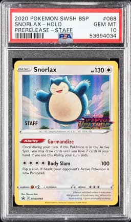 #068 SNORLAX-HOLO