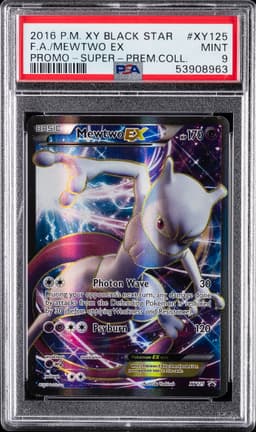 #XY125 FULL ART/MEWTWO EX