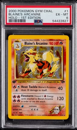 #1 BLAINE'S ARCANINE