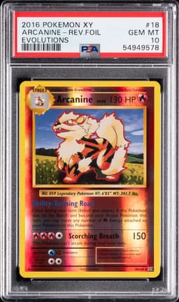 #18 ARCANINE-REVERSE FOIL