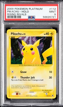 #112 PIKACHU-HOLO