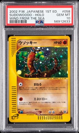 #058 SUDOWOODO-HOLO
