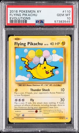 #110 FLYING PIKACHU