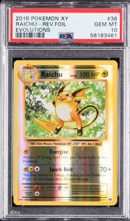 #36 RAICHU-REVERSE FOIL