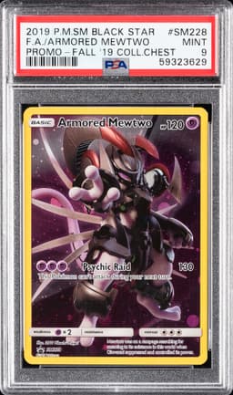 #SM228 FULL ART/ARMORED MEWTWO