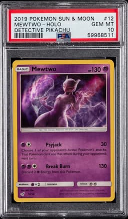 #12 MEWTWO-HOLO