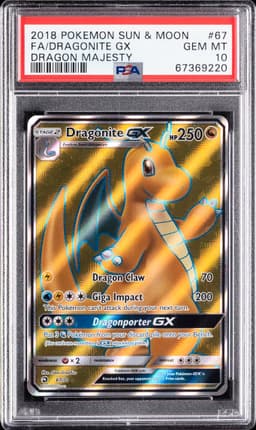 #67 FULL ART/DRAGONITE GX