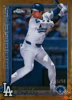 2025 Topps Chrome Logofractor Edition #1 Shohei Ohtani Gold Refractor