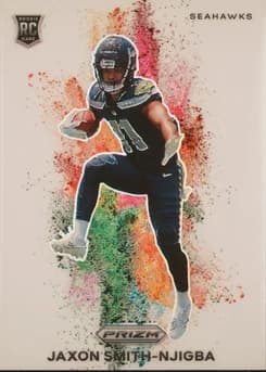 2023 Panini Prizm Color Blast #CB25 Jaxon Smith-Njigba