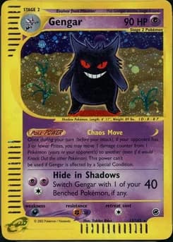 2002 Pokemon Expedition #13 Gengar-Holo