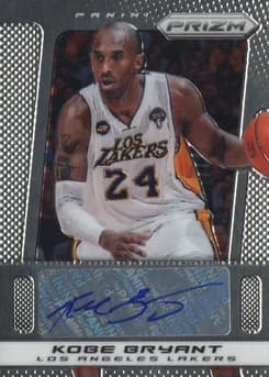 2013 Panini Prizm Autograph #140 Kobe Bryant