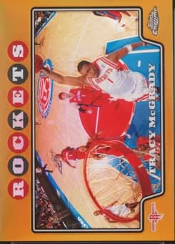 2008 Topps Chrome #111 Tracy Mcgrady Gold Refractor