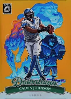 2025 Panini Donruss Optic Downtown #4 Calvin Johnson Gold