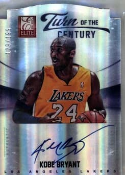 2012-13 Elite Turn of the Century Autographs #24 Kobe Bryant/199 EXCH
