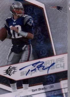 2008 SPx Signature Supremacy #SSTB Tom Brady