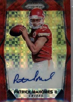 2017 Panini Prizm Rookie Autographs Prizms Red Power #RAPM Patrick Mahomes II