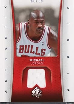 2006 Sp Authentic Authentic Fabric #AF-MJ Michael Jordan