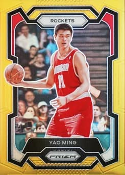 2023 Panini Prizm #199 Yao Ming Gold Prizm