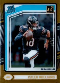 2024 Panini Clearly Donruss #51 Caleb Williams Gold
