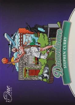 2023 Panini One and One Downtown #5 Stephen Curry Variation