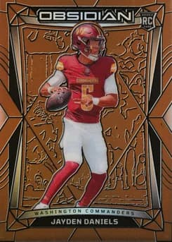 2024 Panini Obsidian #194 Jayden Daniels Gold