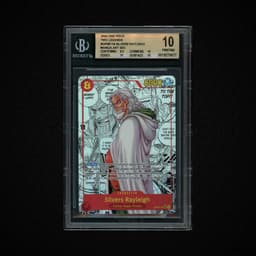 2024 Two Legends Manga Alt. Art Silvers Rayleigh #OP08-118 BGS 10
