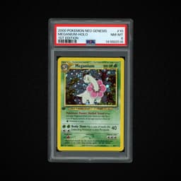 2000 Neo Genesis 1st Edition Meganium #10 PSA 8