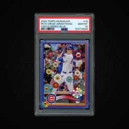 2025 Topps Murakami Pete Crow-Armstrong Tokyo Series-Blue #16 /150 PSA 10