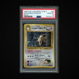 1999 Japanese Gym 2 Giovanni's Persian #53 PSA 10