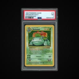 1999 Game Shadowless Venusaur #15 PSA 7