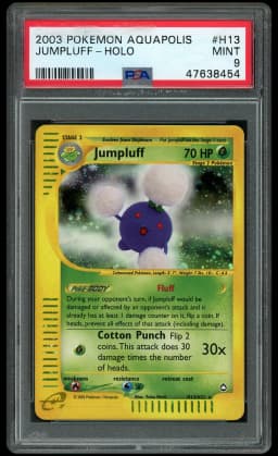 2003 Aquapolis Jumpluff #H13 PSA 9