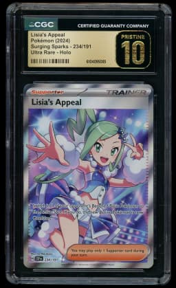 2024 Surging Sparks Lisia's Appeal #234 CGC 10