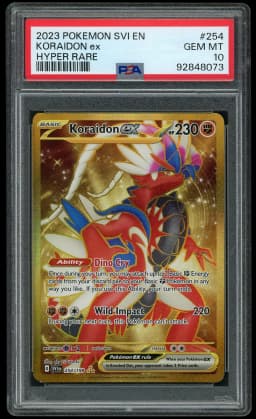 2023 Pokemon 151 Koraidon EX #254 PSA 10