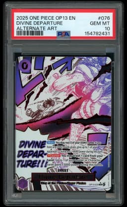 2025 Carrying on His Will Divine Departure #OP13-076 PSA 10