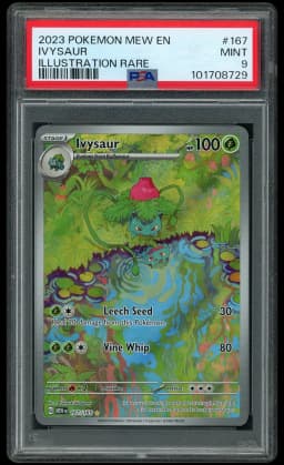 2023 Pokemon 151 Ivysaur #167 PSA 9