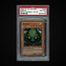 2002 Metal Raiders 1st Edition Kazejin #MRD-026 PSA 8