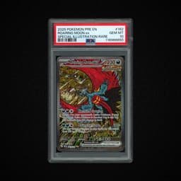 2025 Prismatic Evolutions Roaring Moon EX #162 PSA 10