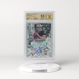 2014 Panini Contenders Cracked Ice #214C Derek Carr AU (BGS 9.5 GEM MINT)