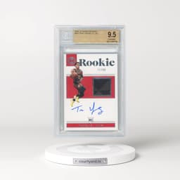 2018 Panini Encased #201 Trae Young JSY AU (BGS 9.5 GEM MINT)