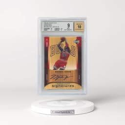 2005 Upper Deck Hardcourt Signatures #MJ Michael Jordan SP (BGS 9 MINT)