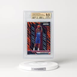2018 Panini Prizm #184 Shai Gilgeous-Alexander - Choice Prizm-Tiger Stripe (BGS 9.5 GEM MINT)
