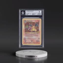 1999 Base Set #4 Charizard - Shadowless Holo (BGS 7 NM)