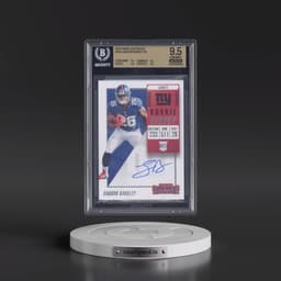 2018 Panini Contenders #102 Saquon Barkley - Autograph (BGS 9.5 GEM MINT)
