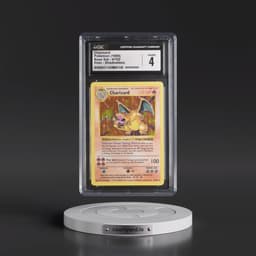 1999 Base Set #4/102 Charizard - Shadowless Holo (CGC 4 VG-EX)
