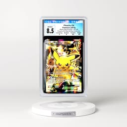 2013 Black Star Promos #XY124 Pikachu EX - Pikachu EX Red & Blue Collection (Holo) (CGC 8.5 NM-MT+)